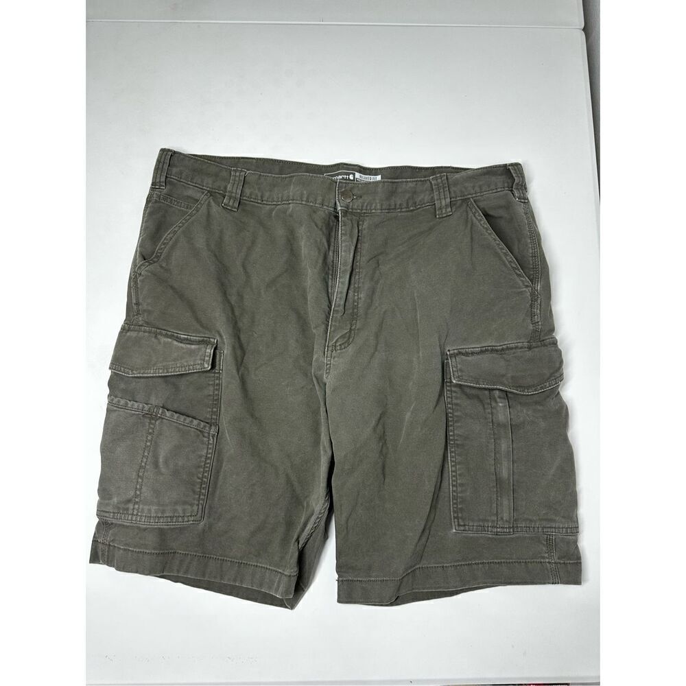 Carhartt Relaxed Fit Rugged Flex Cargo Shorts 103542 217 - Green - 42